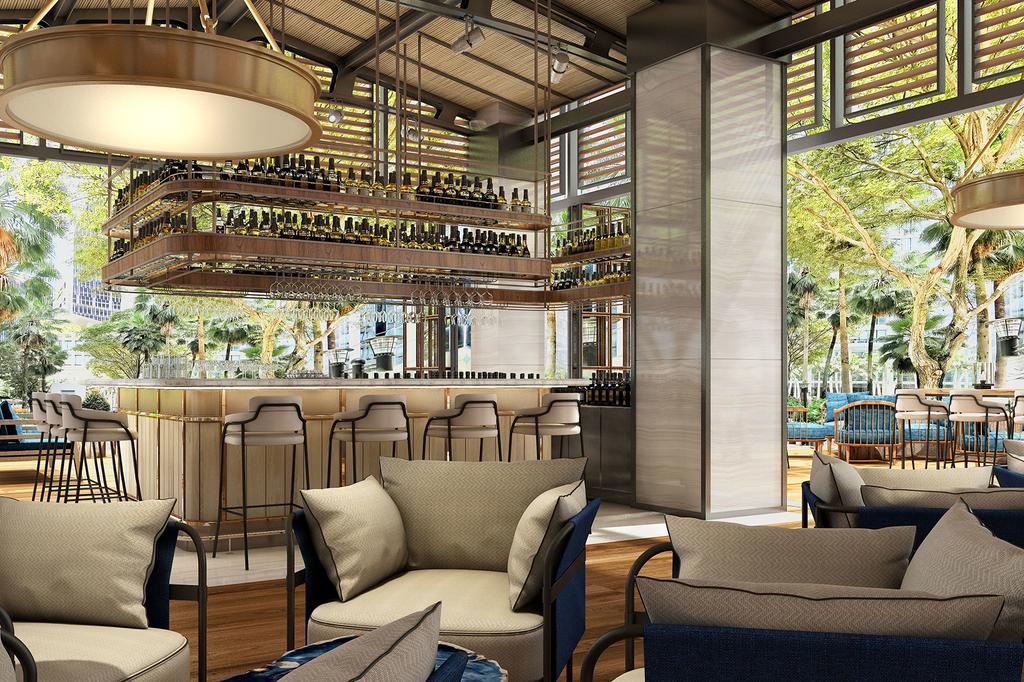 Bar at Hyatt Centric Ocean Front Xiamen, China