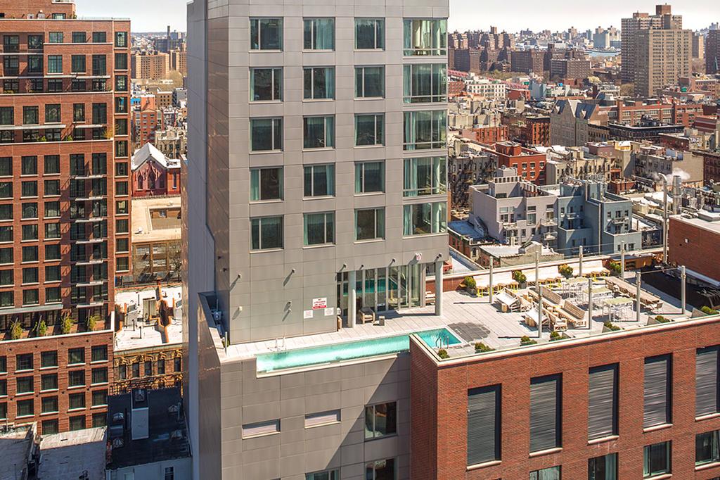 Hotel Indigo with rooftop pool in New York's Lower East Side.
