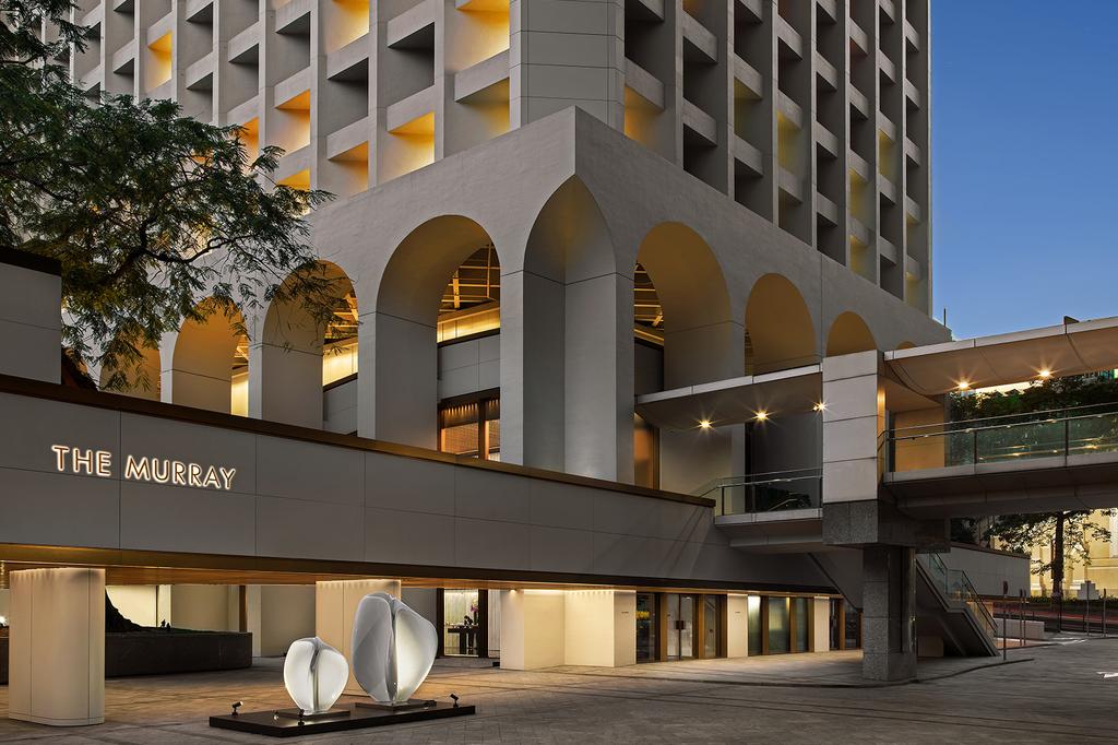 Exterior of The Murray, a luxury hotel in Central Hong Kong.