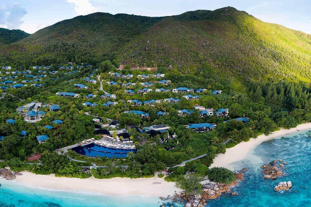Aerial view of Raffles Seychelles