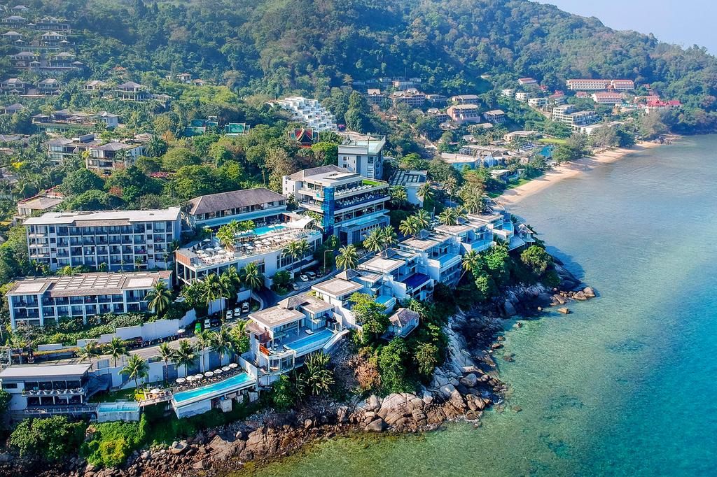 Aerial view of Cape Sienna Phuket Gourmet Hotel & Villas