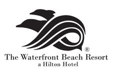 The Waterfront Beach Resort, a Hilton Hotel logo