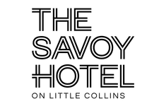 The Savoy Hotel on Little Collins logo