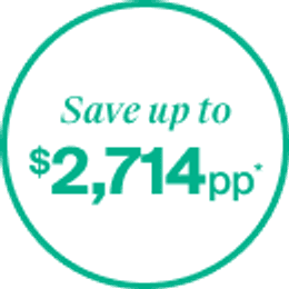 Save up to $2,714pp*