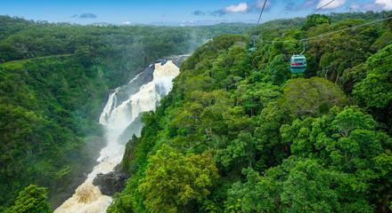 Cairns: Kuranda Skyrail & Scenic Rail One-Way Ride Pass with Roundtrip Hotel Transfers
