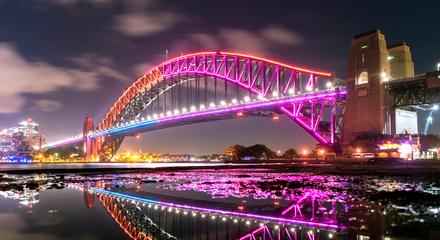 Vivid Sydney Intimate Catamaran Cruise on Fleetwing II