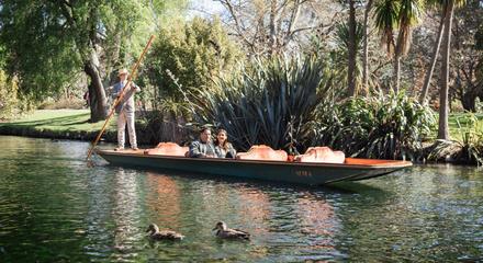 Punting on the Avon Tour - Antigua Boat Sheds