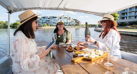 GoBoat Canberra - 1 Hour Electric Picnic Boat Hire (up to 8 people)