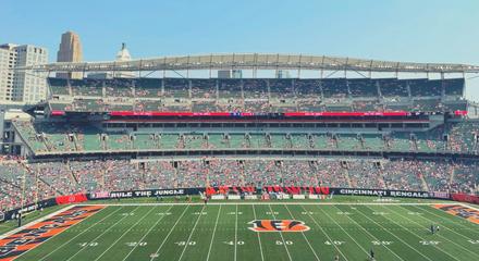 Cincinnati: Witness an Cincinnati Bengals National Football League Game at Paul Brown Stadium