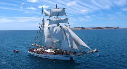 Adelaide: Two-Hour Cruise Aboard a Historically Accurate Brigantine Tallship with Snacks & Drinks