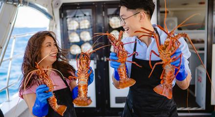 Perth: Luxe Rottnest Island Seafood Cruise with Seven-Course Dining, Free-Flow Drinks & Return Scenic Ferry