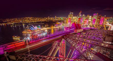 Sydney: Fully Guided Vivid Sydney BridgeClimb Experience