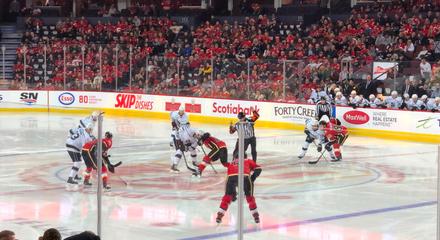 Canada: Calgary Flames Ice Hockey Game at Scotiabank Saddledome