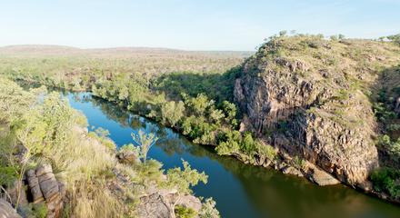 Katherine Gorge, Cascades and Waterfalls with Remote Landing