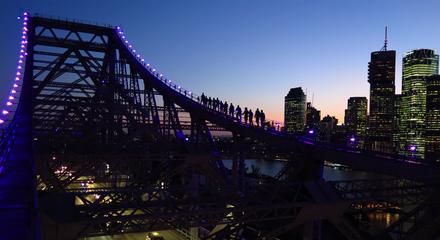 Brisbane: Experience the Iconic Story Bridge After Dark on a Small Group Night Climb with Take-Home Group Photo