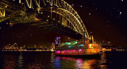 Vivid Sydney Showboat Dinner Cruise 