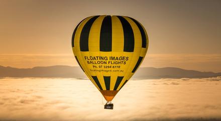 1a. Greater Brisbane Scenic Hot Air Balloon Flight Package - 1 Hour Flight, Breakfast & Self Drive