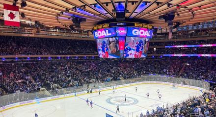 New York: Witness an New York Rangers National Hockey League Game at Madison Square Garden
