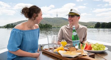 GoBoat Canberra - 2 Hour Electric Picnic Boat Hire (up to 8 people)