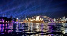Vivid Sydney Intimate Catamaran Cruise on Heaven