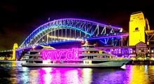 Sydney: Three-Hour Vivid Sydney Dinner Cruise with Six-Course Degustation Experience & Paired Penfolds Wines