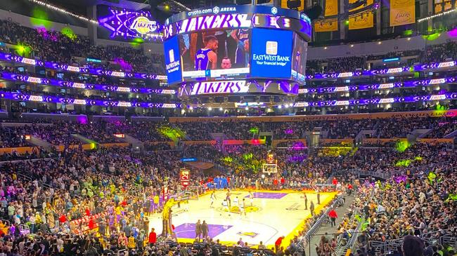 Witness an Los Angeles Lakers National Basketball Association Game at Crypto .com Arena
