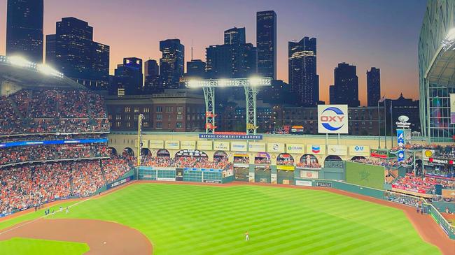 Houston Baseball Team All Time Legends Houston City Skyline 