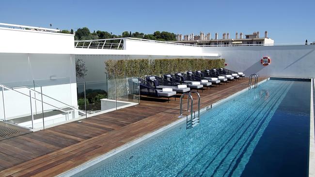 Elegant French Riviera Glamour with Glittering Outdoor Pool Cagnes sur Mer France