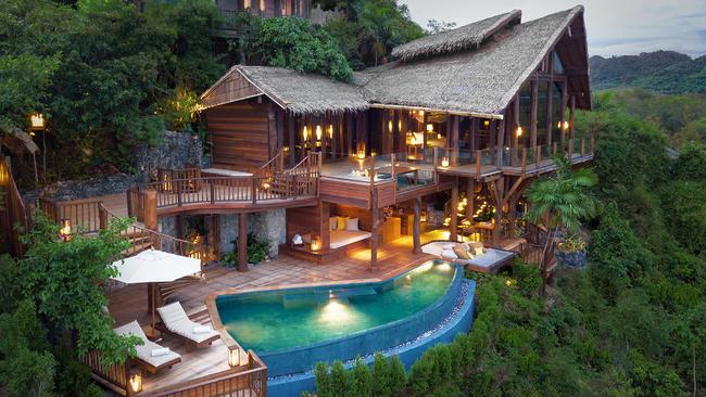 Five Star Thailand Pool Villa Retreat near Phang Nga with Four Restaurants &