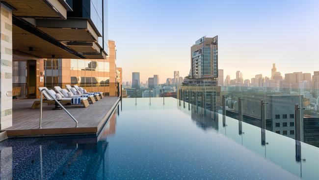 Stylish Bangkok City Escape on Wireless Road with Rooftop Infinity Pool Thailand