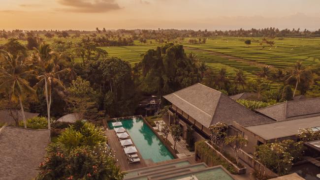 Bali Five-Star Boutique Sustainable Jungle Villas Amid Rice Paddies ...