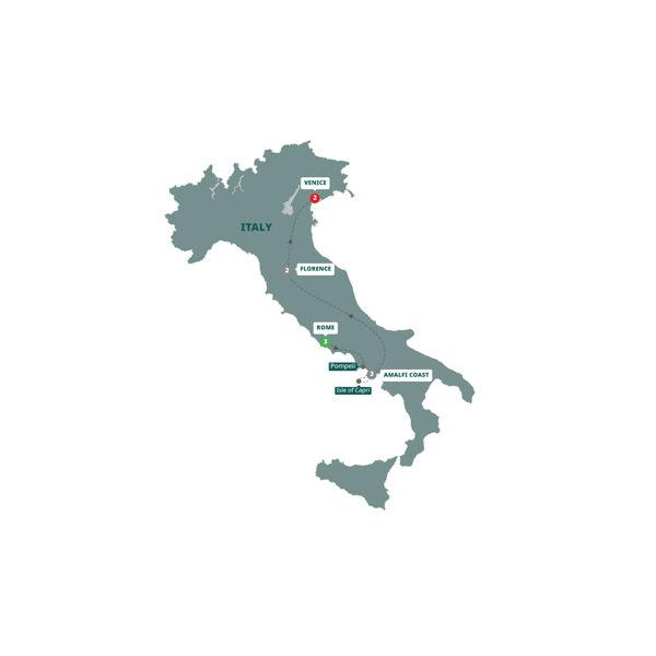 Italian Concerto route map