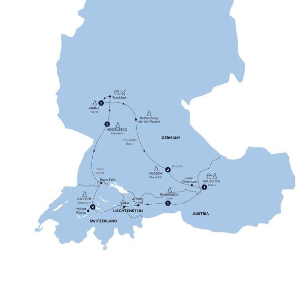 Winter Wonderland route map