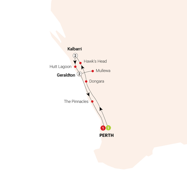 Wildflower Wanderer route map