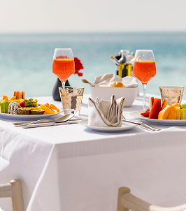 Cocktails and breakfast inclusions