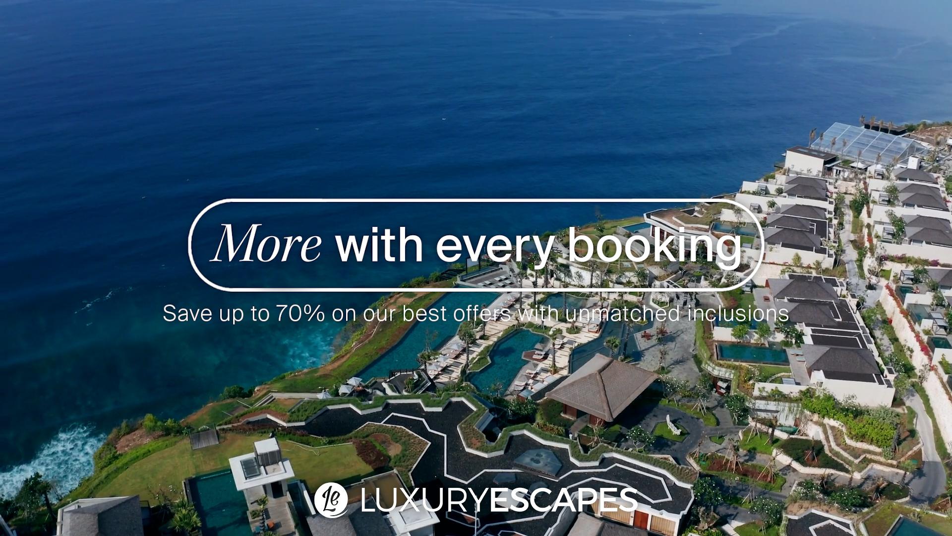 <p>Discover <em>more</em> with every booking  </p>
