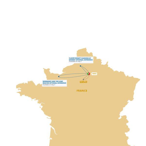 Paris Explorer route map