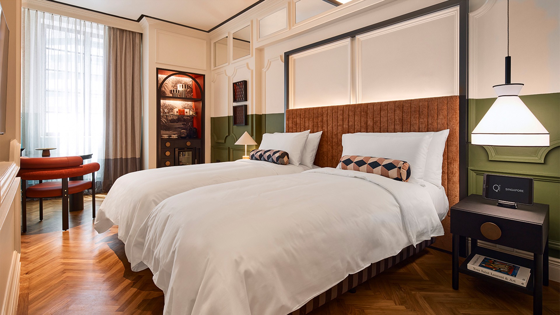 Opulent QT Singapore Metropolitan Escape near Clarke Quay with Rooftop Pool  & Onsite Dining, Singapore, Singapore