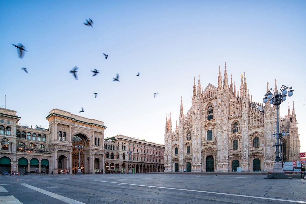 Piazza Del Duomo at Dawn, Florence Italy