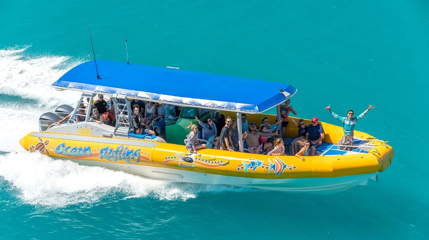 Full-Day Whitsundays Scenic Flight & Ocean Rafting Experience with Lunch, Beach Visit & Snorkelling