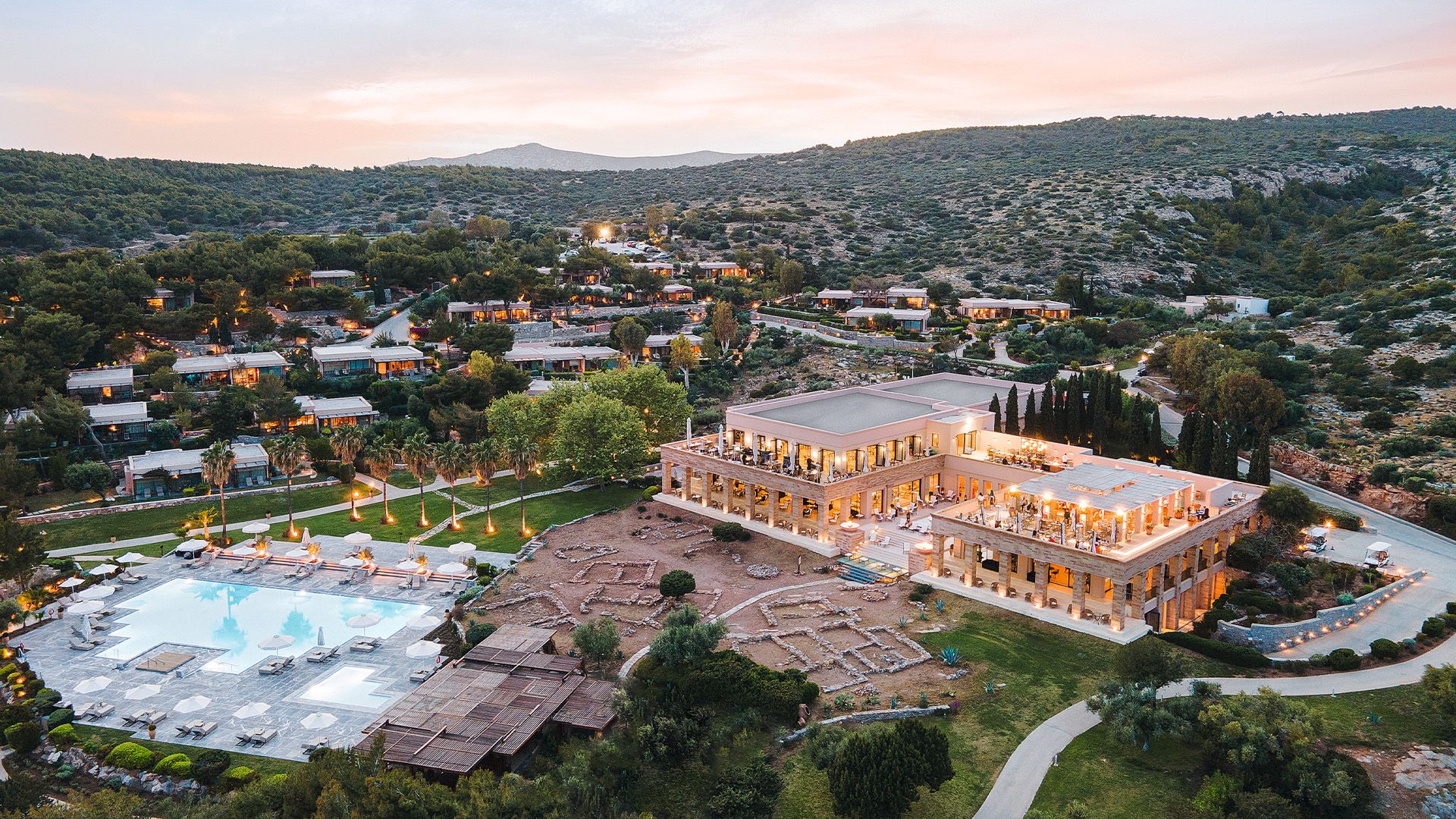 Stylish Athens Riviera Hideaway near Temple of Poseidon with Daily Breakfast & Nightly Dinner