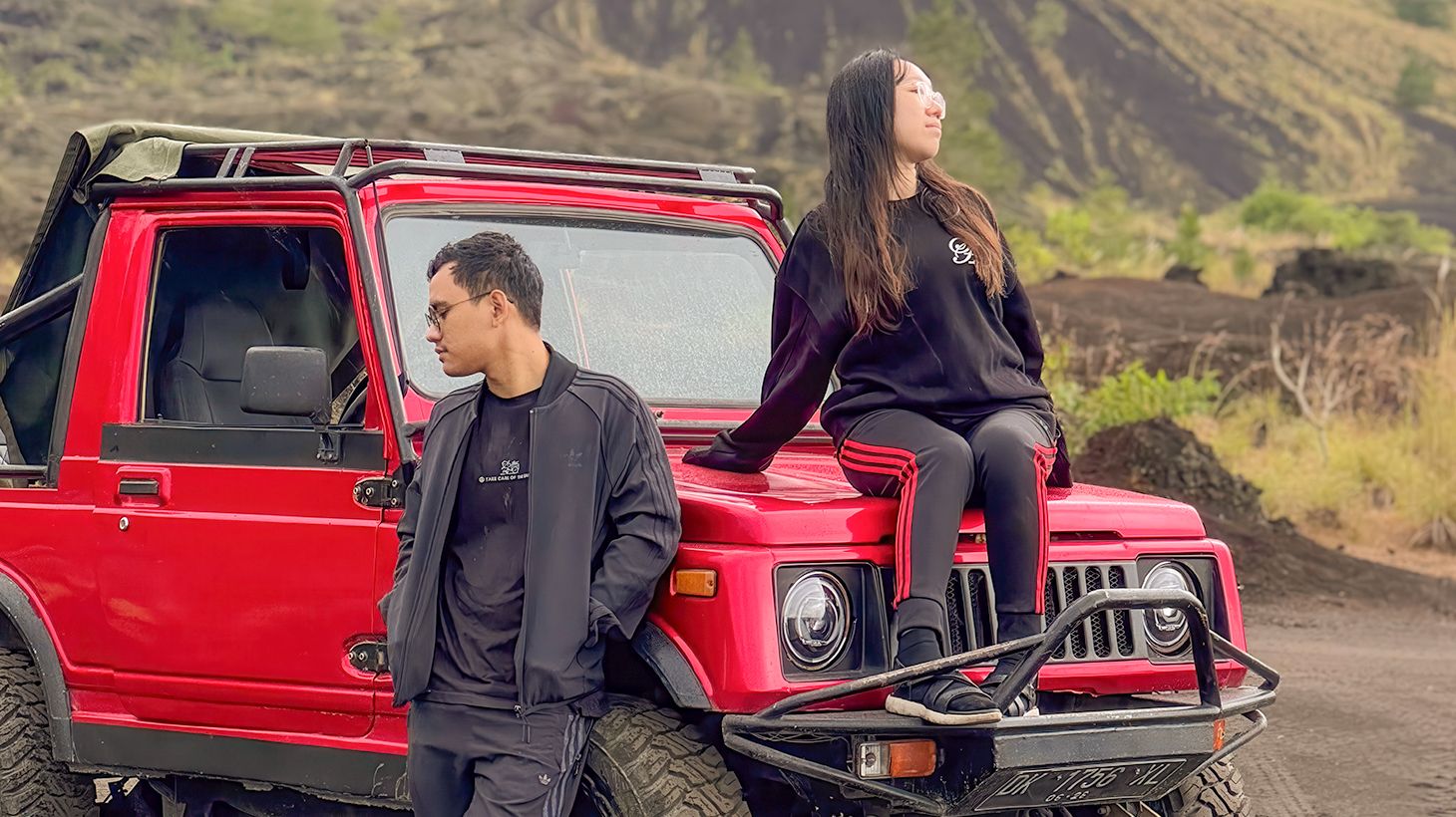 Half-Day Guided Mount Batur Jeep Tour with Hot Springs Visit & Return Transfers