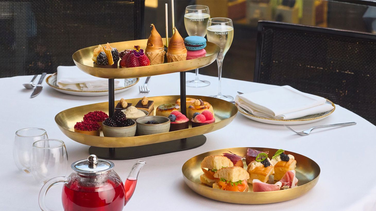Indulge in a Sumptuous Afternoon Tea for Two at Glass Brasserie in the Five-Star Hilton Sydney