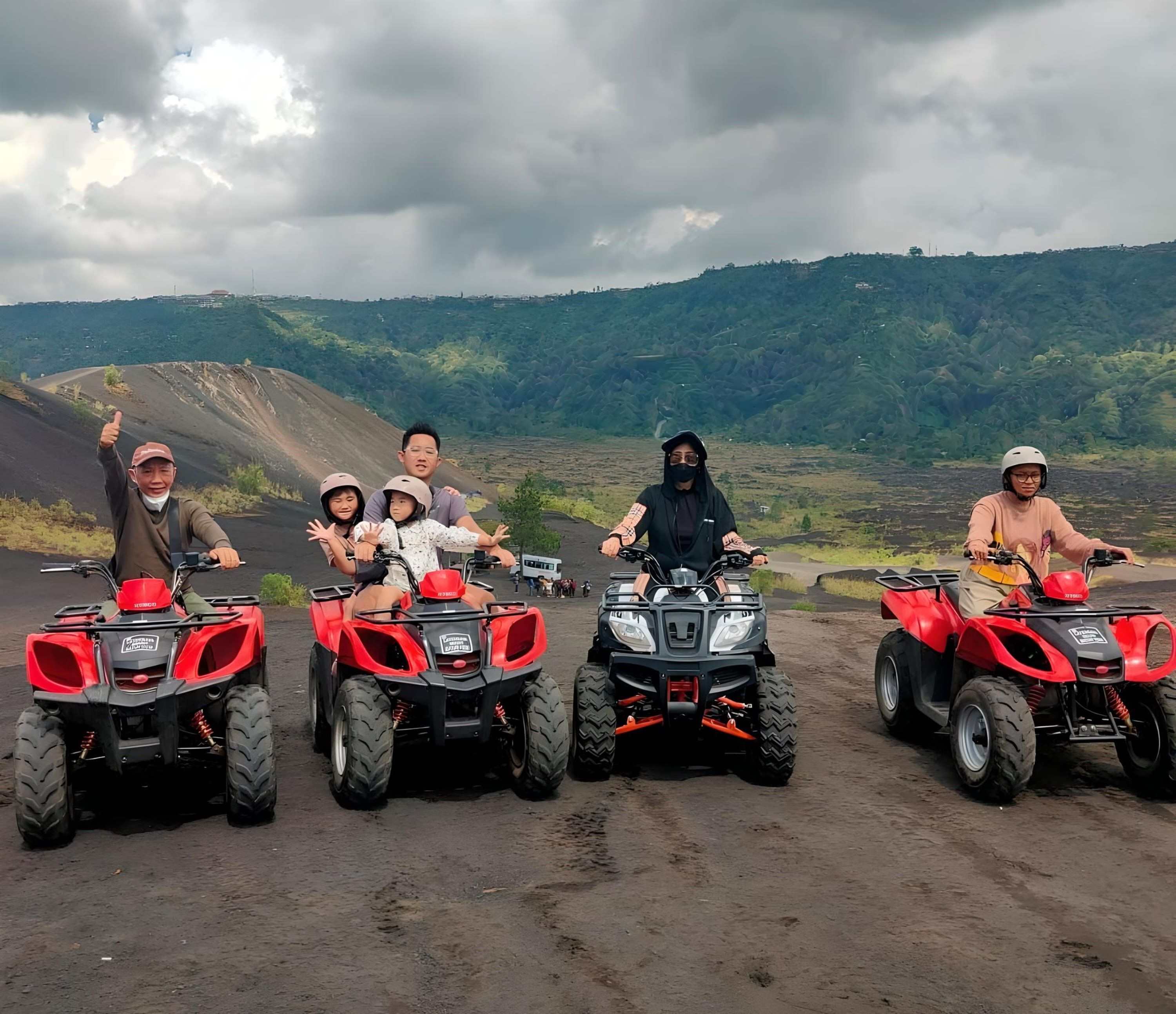 Kintamani Pine Tree ATV Quad Bike With AKASA Kintamani Sunrise Cafe