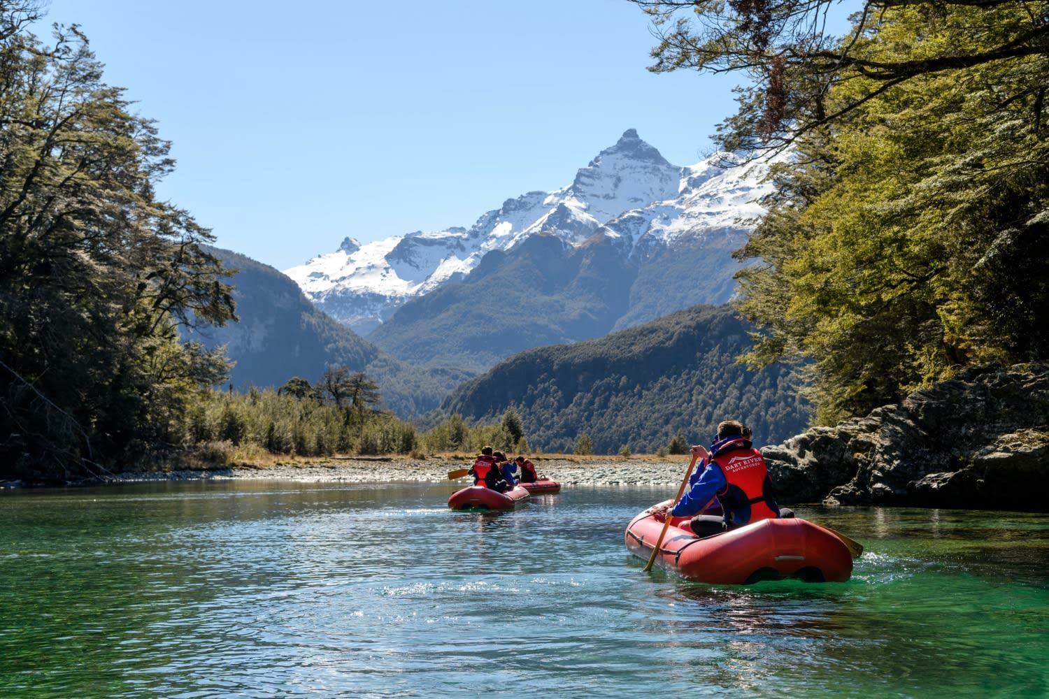 Dart River Funyak & Jet Boat Wilderness Experience