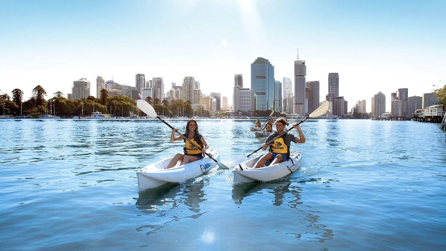 Paddle through Brisbane River in Serenity with a 90-Minute Kayak Adventure