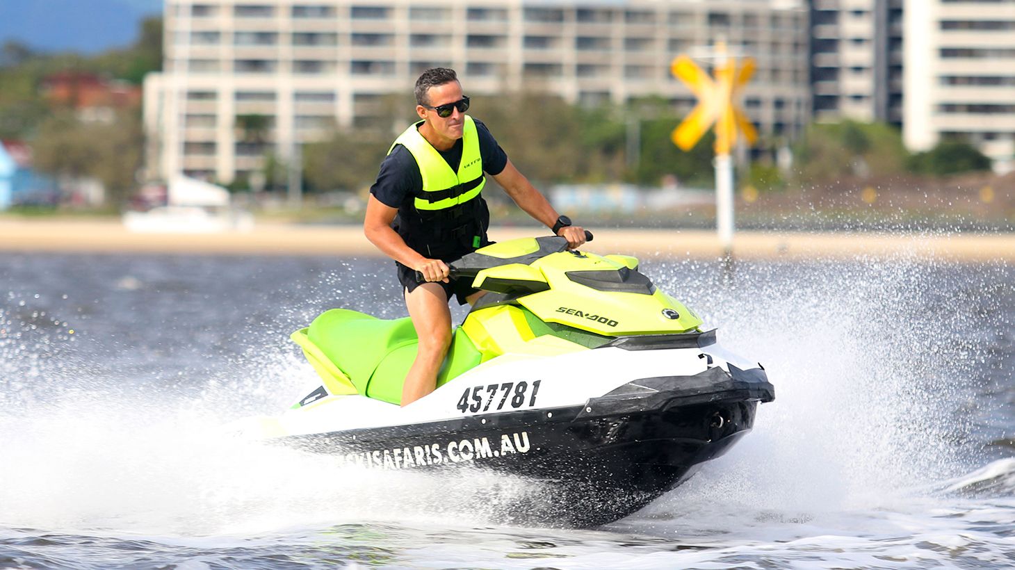 Blast Your Way to South Stradbroke Island on a One-Hour Jet Ski Safari