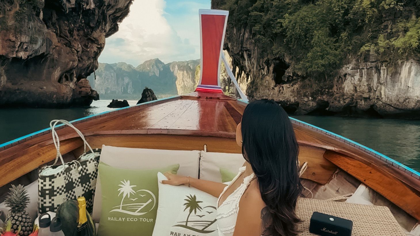 Krabi: Two-Hour Private Group Luxury Longtail Boat Sightseeing Cruise