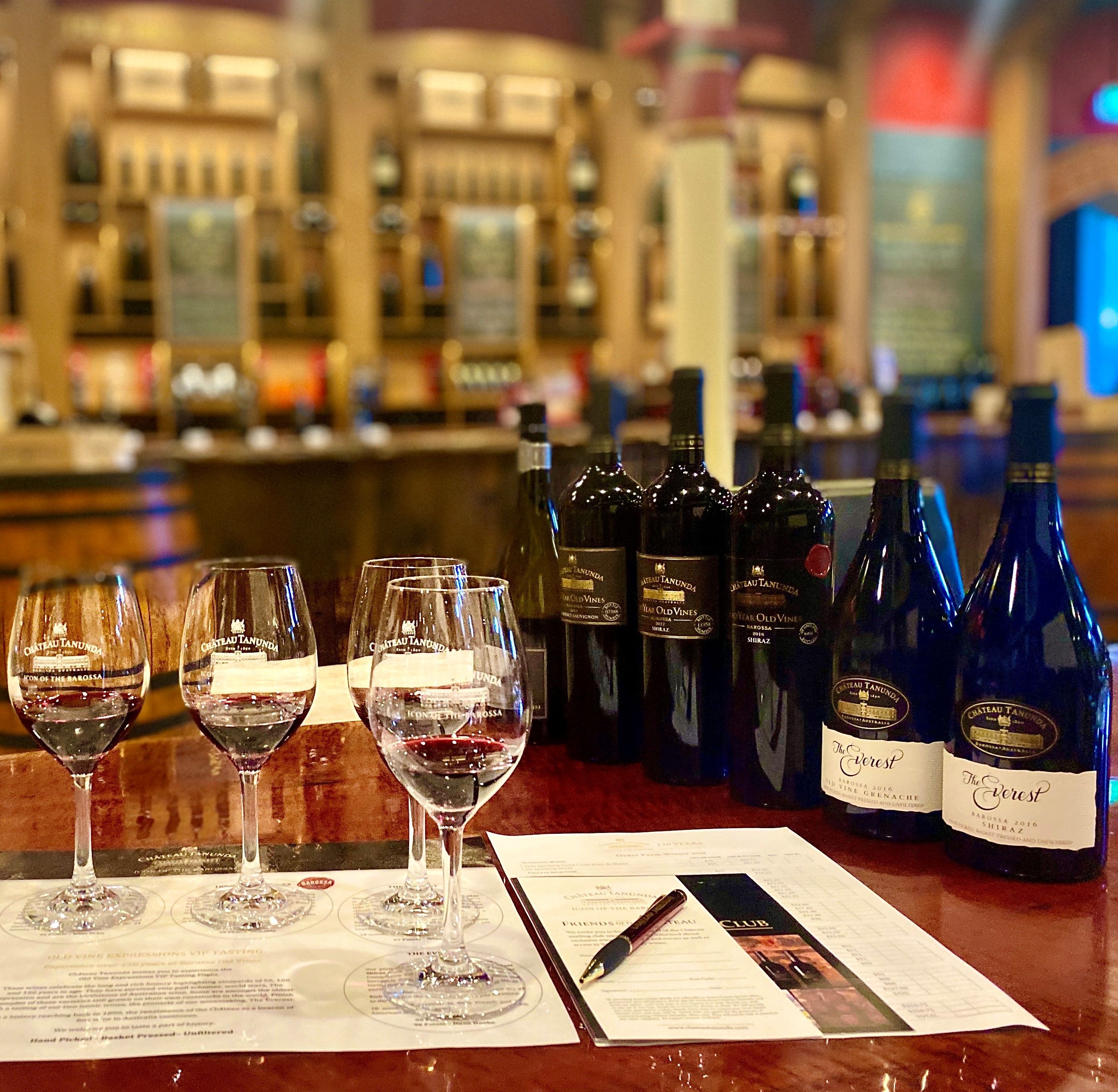 Old Vine Expressions Tasting Experience at Château Tanunda