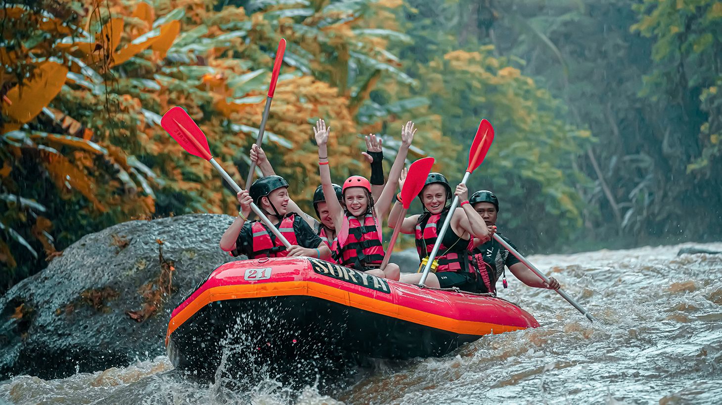 Full Day Cycling & Rafting Tour with Lunch & Return Transfers